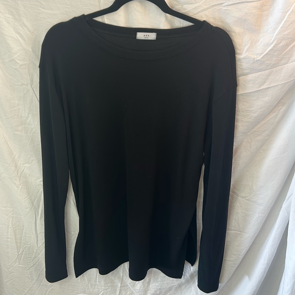 Classic Black Long Sleeve Top
